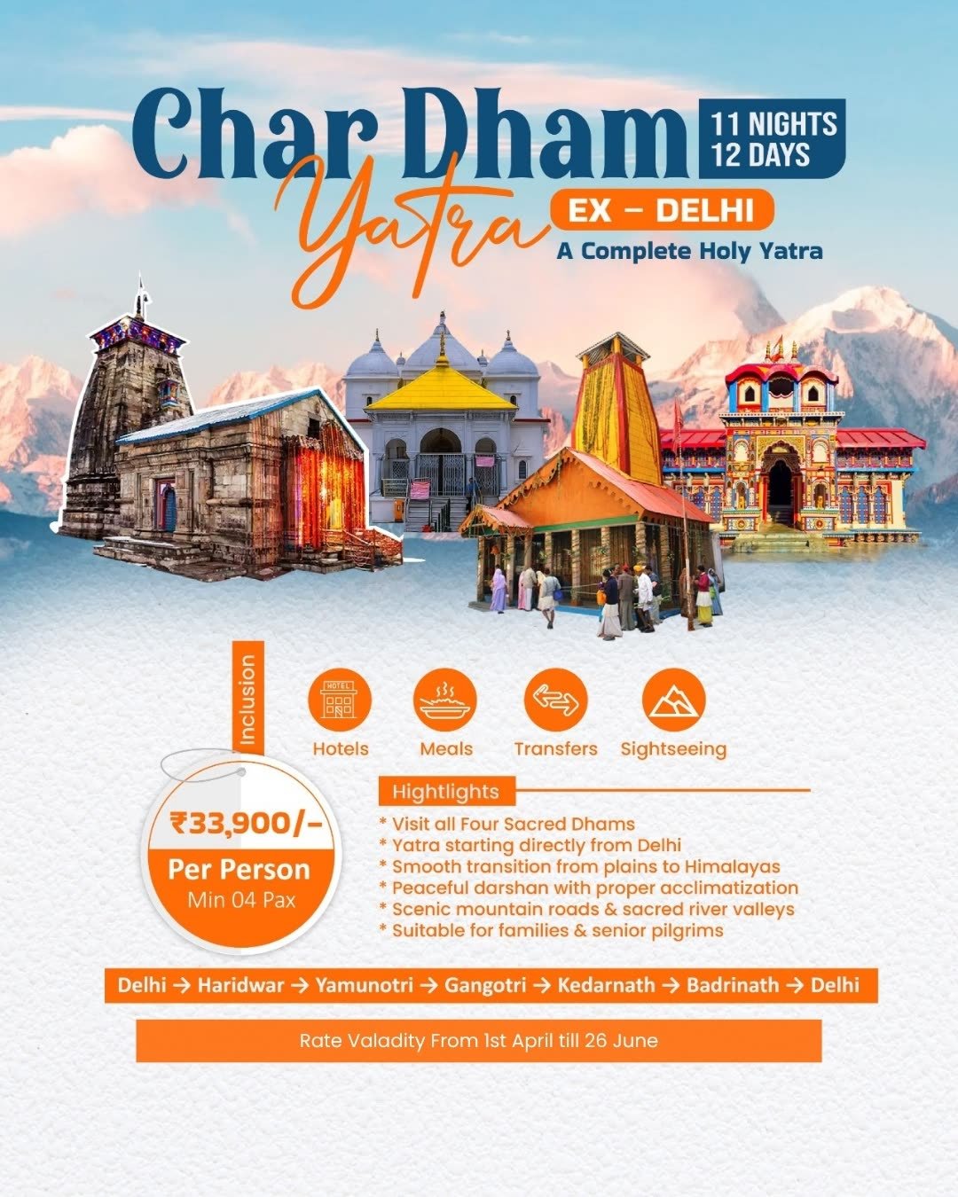 Char Dham Yatra 2026 Complete Travel Guide