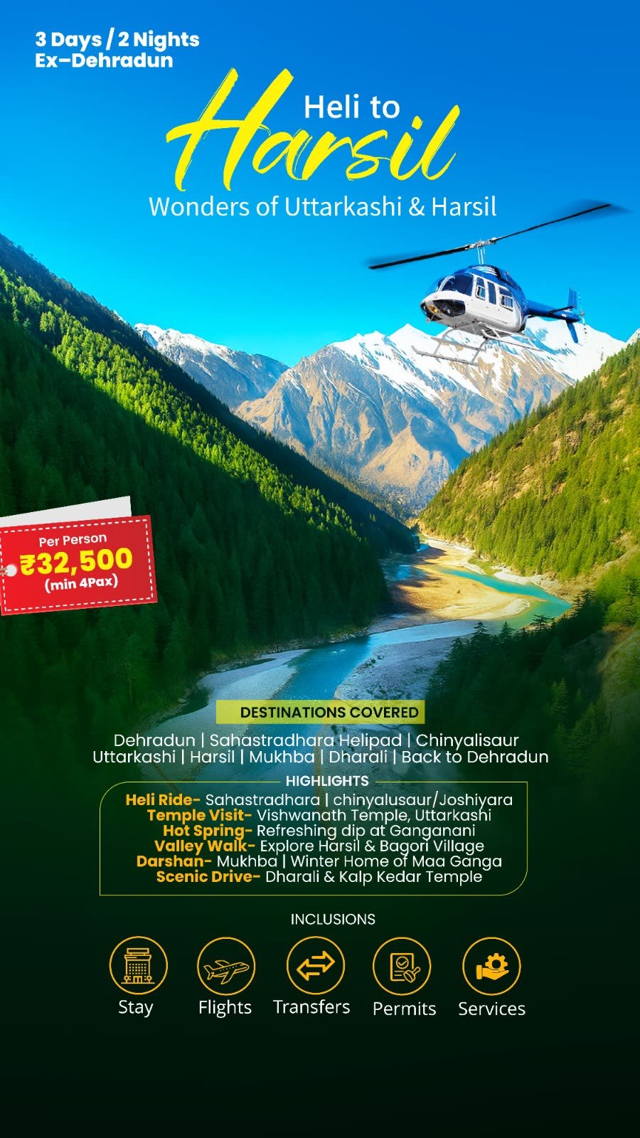 Auli and Harsil Travel Guide for Uttarakhand Holidays